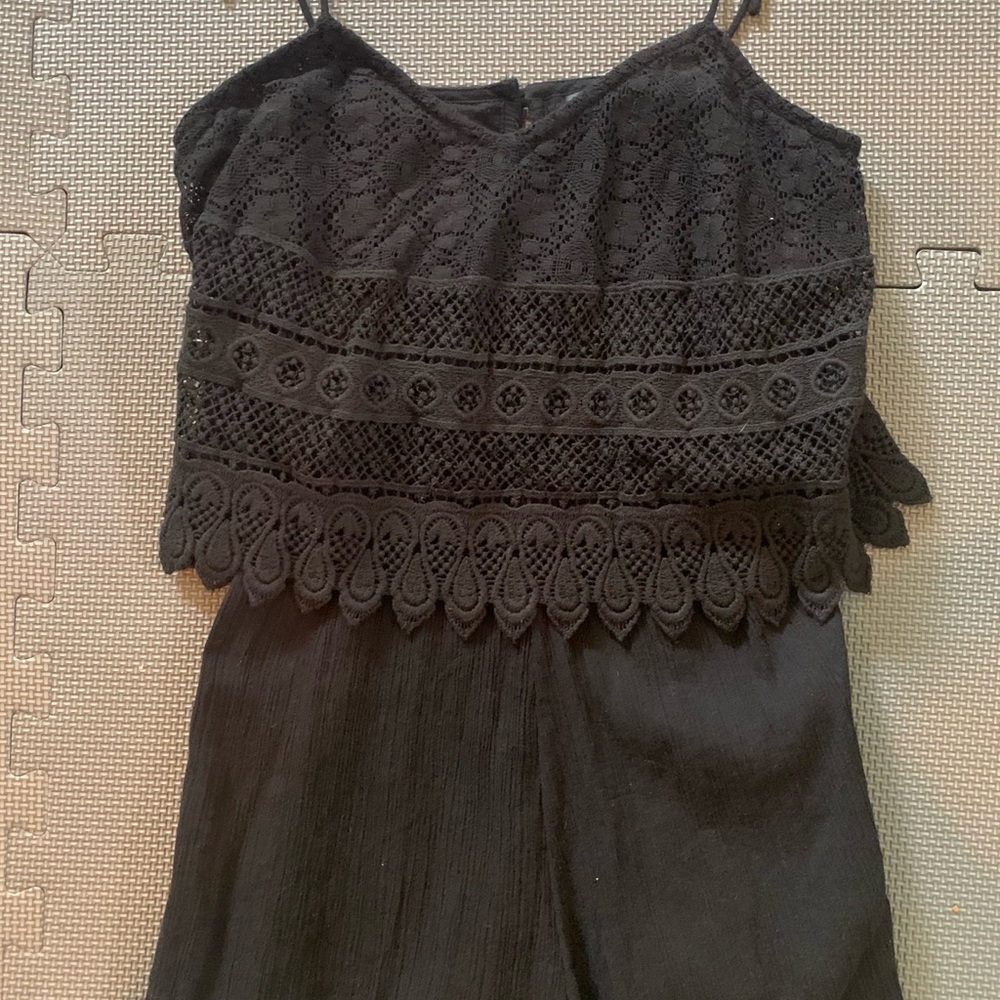 Black TopShop romper (nwt)